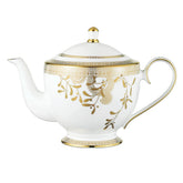 Golden Leaves Teapot Gold