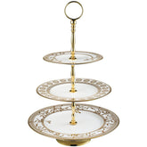 Golden Leaves 3-Tier Cake Stand
