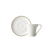 Comet Gold Espresso Cup & Saucer, Gold