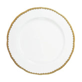 Antique Gold Dinner Plate, Gold