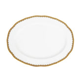 Antique Gold 11.5" Oval Platter