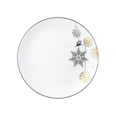 Winter Crystal Salad / Dessert Plate Platinum Rim