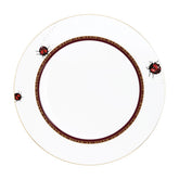 My Ladybug Dinner Plate Gold-Burgundy