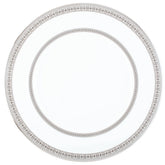 Platinum Leaves Charger Plate Platinum