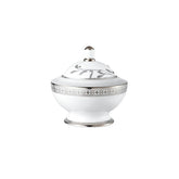 Platinum Leaves Sugar Bowl Platinum