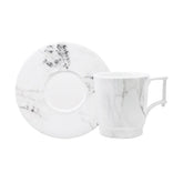 Villa Bianca Tea Cup & Saucer Grey