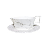 Villa Bianca Gravy Boat & Saucer Grey