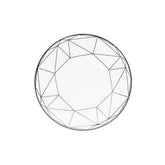 Gem Cut Onyx Bread & Butter Plate