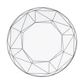Gem Cut Onyx Dinner Plate