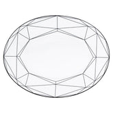 Gem Cut Onyx Oval Platter