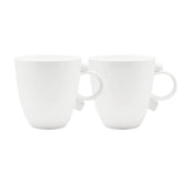 Geometrica White Mug set of 2