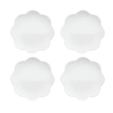 Geometrica White Canapé Plate Set of 4