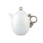 Geometrica Silver Teapot