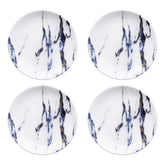 Marble Azure Canapé Plate, Set of 4