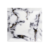 Marble Venice Fog Matzah Plate/ Square Serving Platter