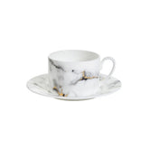 Marble Venice Fog Tea Cup Saucer