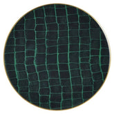 Alligator Emerald Charger Plate