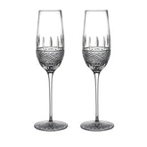 Irish Lace Mastercraft Flute 325ml 11oz, Set of 2