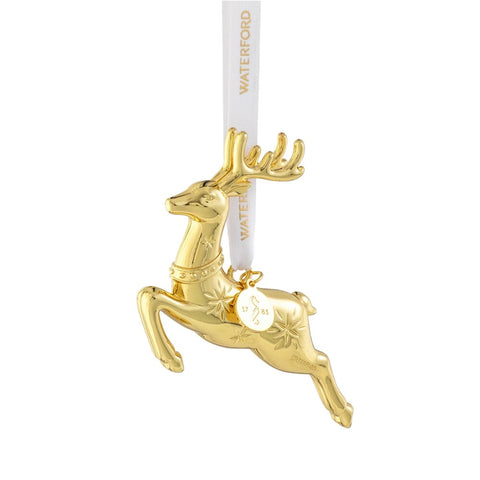 Reindeer Golden Ornament