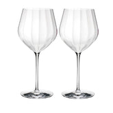 Elegance Optic Wine Red 740ml 25floz, Set of 2