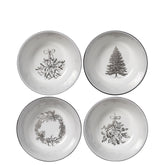 Winter White Nibble Bowl, Set Of 4