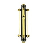 Suspension Black & Gold Mezuzah