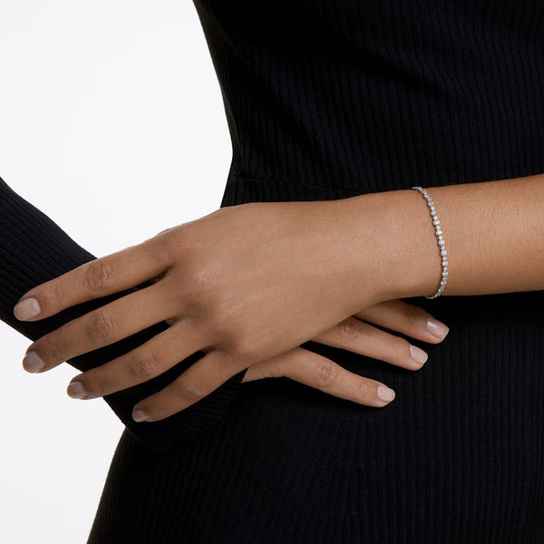 Swarovski Subtle Trilogy Bracelet White Rhodium Plated