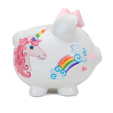 Unicorn & Rainbow Piggy Bank