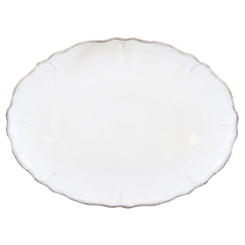 Le Cadeaux Rustica Antique White Oval Platter - 20% OFF