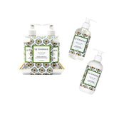 Zest Of Lime Fragrance Hand Wash & Hand Cream w/ Matching Melamine Soap Dish Gift Set