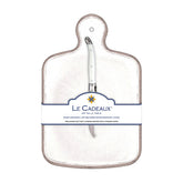 Le Cadeaux Rustica White Cheeseboard Gift Set - 20% OFF