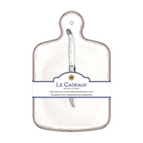 Le Cadeaux Rustica White Cheeseboard Gift Set - 20% OFF