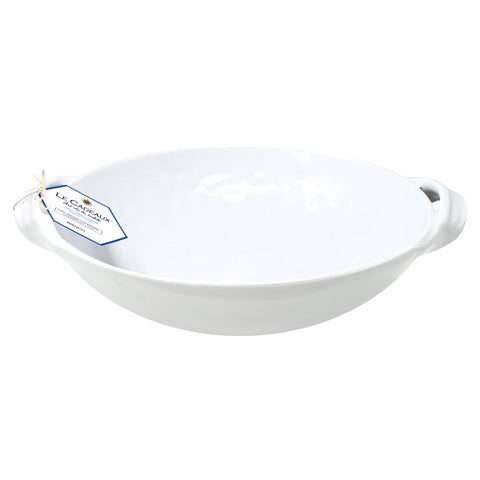 Bianco Per Tutti Large Two Handled Oval Bowl