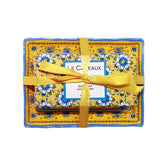 Le Cadeaux Fresh Sicilian Lemon Fragrance Bar Soap & Matching Melamine Soap Dish Gift Set - 20% OFF