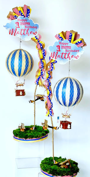 Dalmazio Design Hot Air Balloon Centerpiece