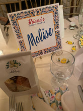 Italian Cities Table Signs