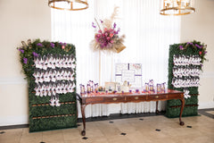 Lavender Garden Theme Escort Cards