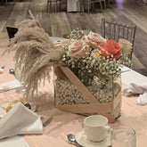 Blush Floral Centerpieces Rental