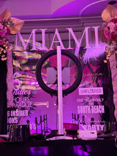 Miami Chic Personalized Magazine Cover Photo Station Rental
