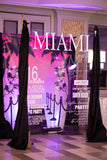 Miami Chic Personalized Magazine Cover Photo Station Rental