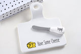 Gift Collection Cheese Board with Spreader