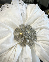 Ring Pillow - 10" Round Satin & Silk