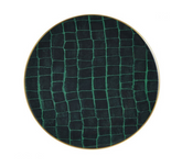 Alligator Emerald Charger Plate