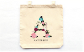 Monogrammed Tote Bags