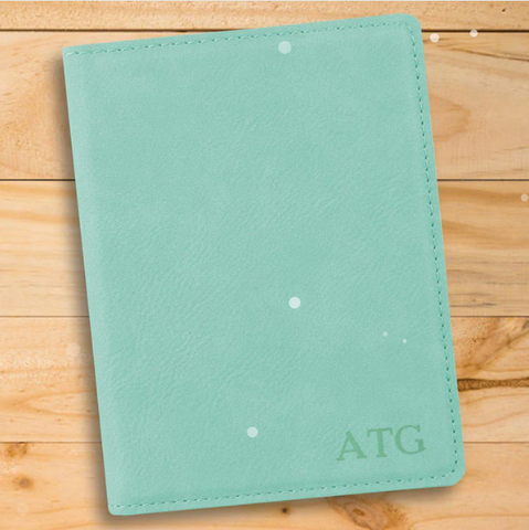 Perfectly Personalized Mint Passport Holder