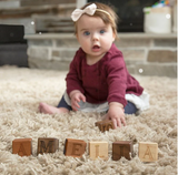 Perfectly Personalized Wooden Baby Name Blocks