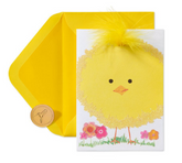 CHICK EASTER GREETING CARD