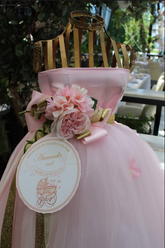 Bronze Bump Dress Form With Sign Rental