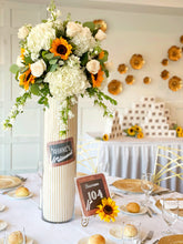 Schoolhouse Chic Striped Floral Centerpiece Rental