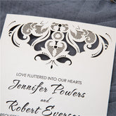 Gorgeous Chandelier Flat Laser Cut Invitations